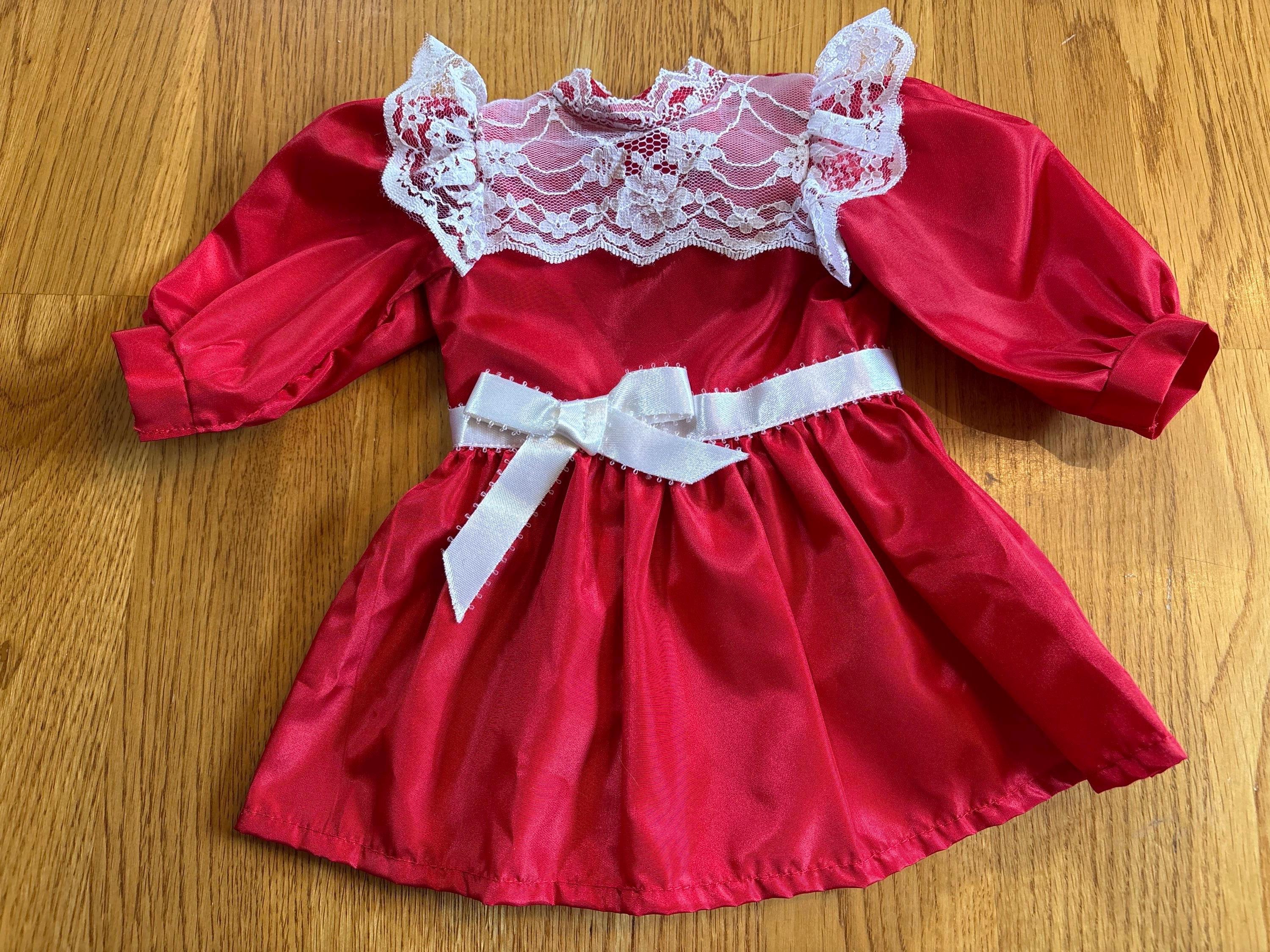RARE RED! American Girl Pleasant Company Samantha's Cranberry Party Dress ~  Samantha's Christmas Dress ~ Beautiful Vintage ~ Retired - Etsy