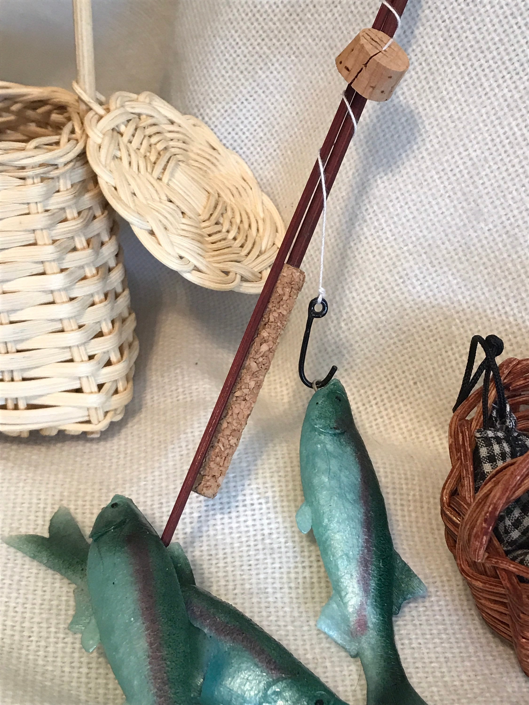 American Girl Fishing Pole and Fish - Nanea's Island Fishing Set