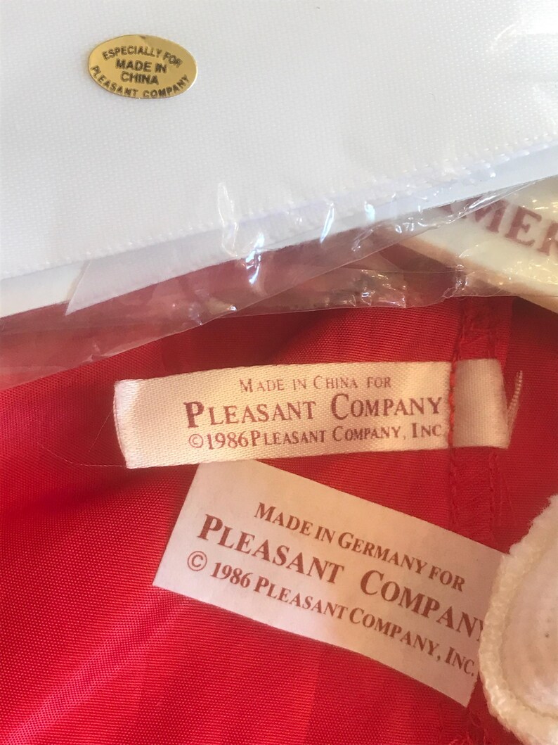 TRUE RED 1ST YEAR 1986 American Girl Pleasant Company Samantha's