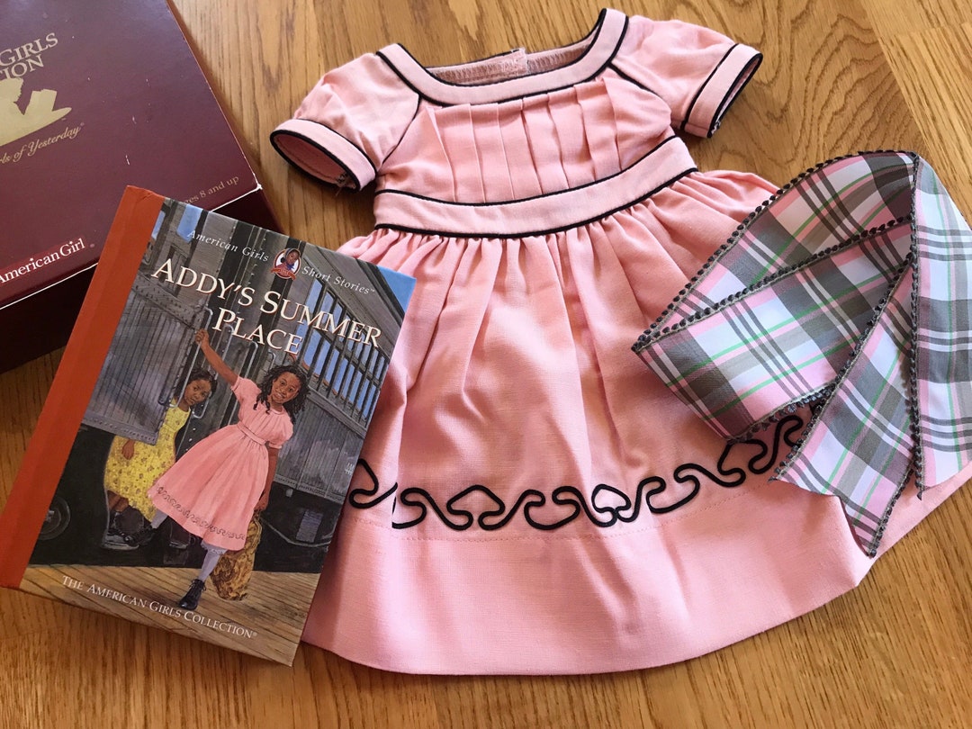 RARE TO FIND American Girl Addy's Cape Island Dress Etsy
