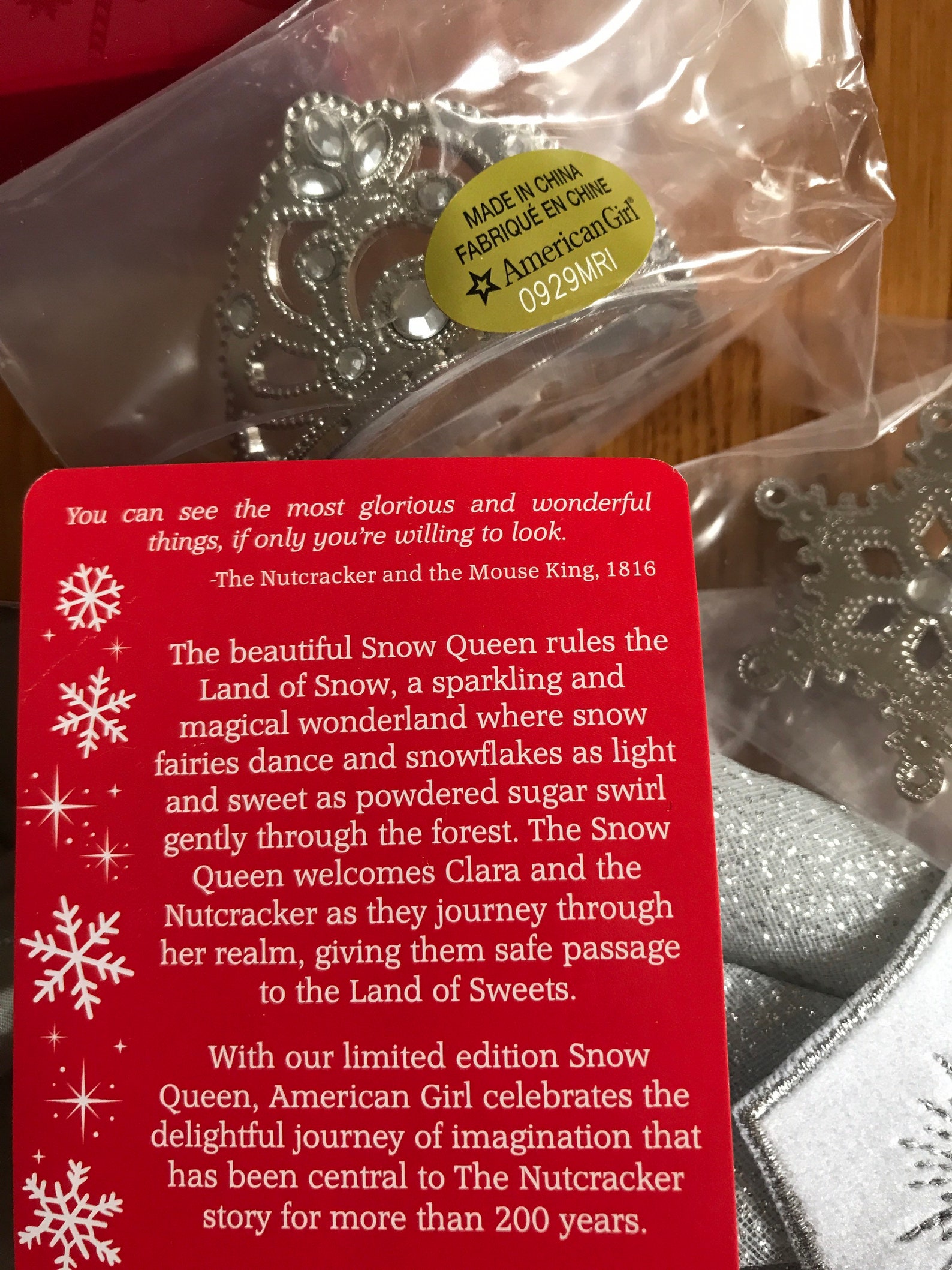 EXTREMELY LOW NUMBER American Girl Nutcracker Snow Queen Etsy