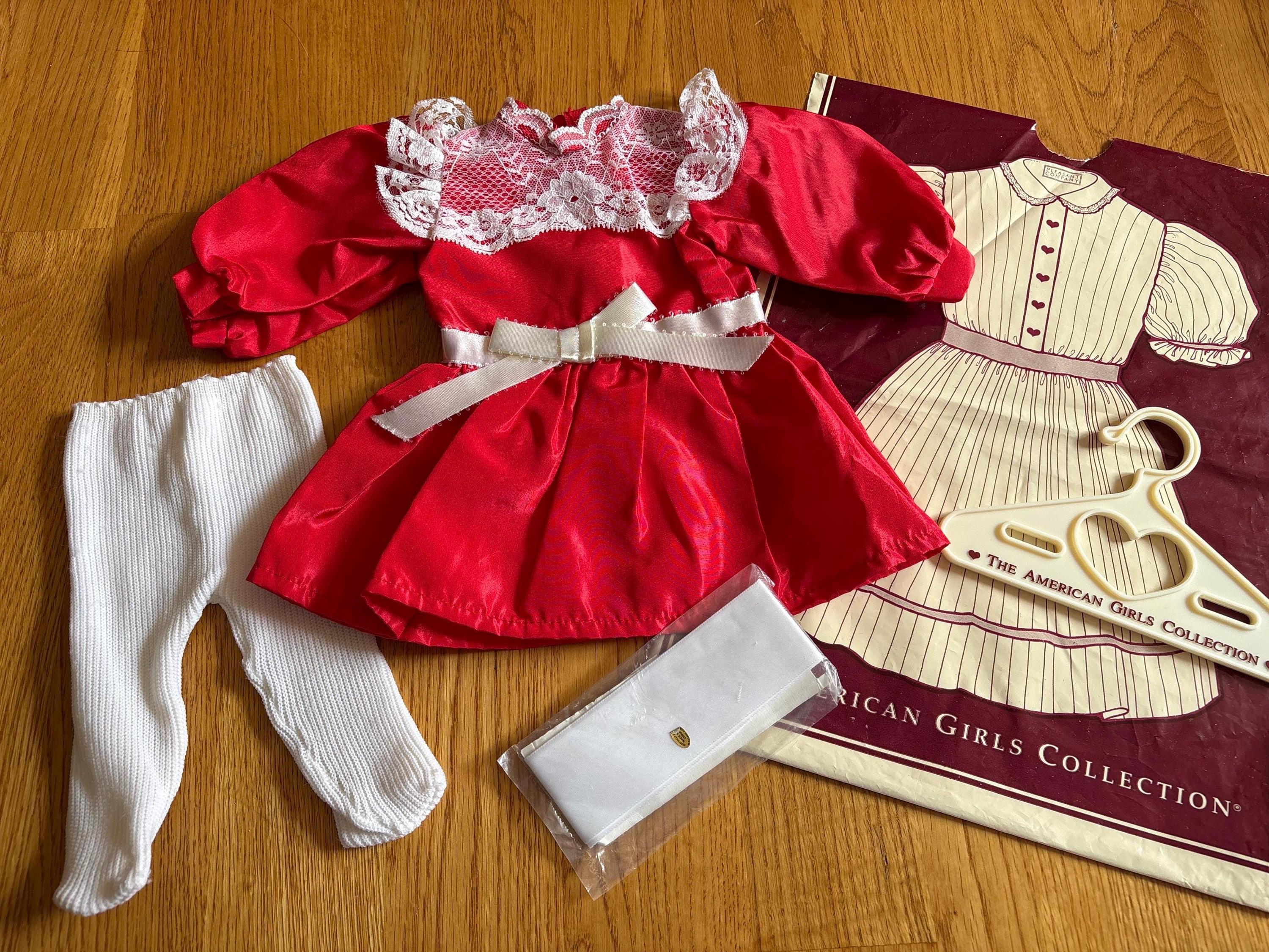 American Girl Samantha's Red Christmas Dress - Etsy
