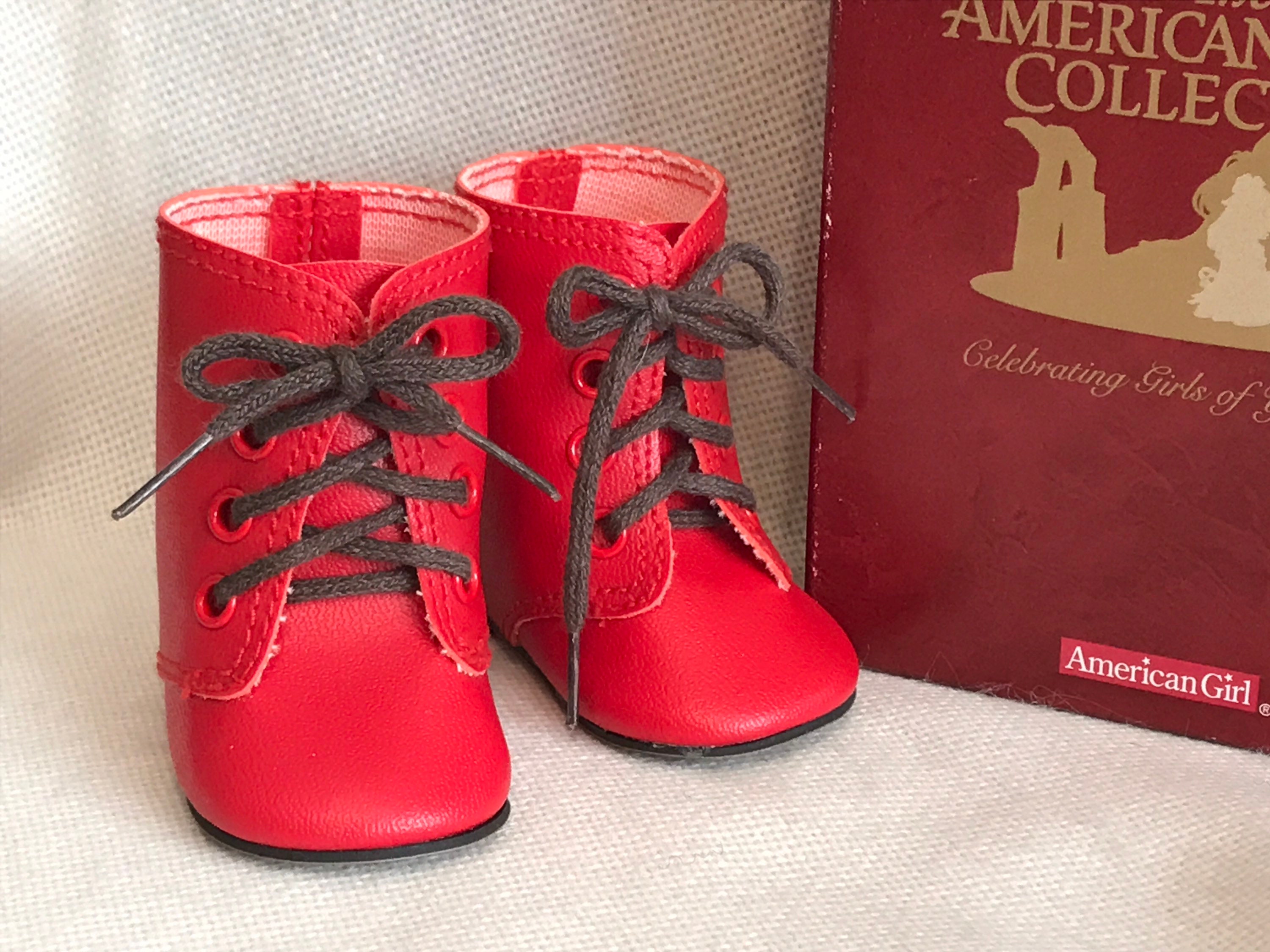 NEW American Girl Pleasant Company Kirsten's Red Boots - Etsy