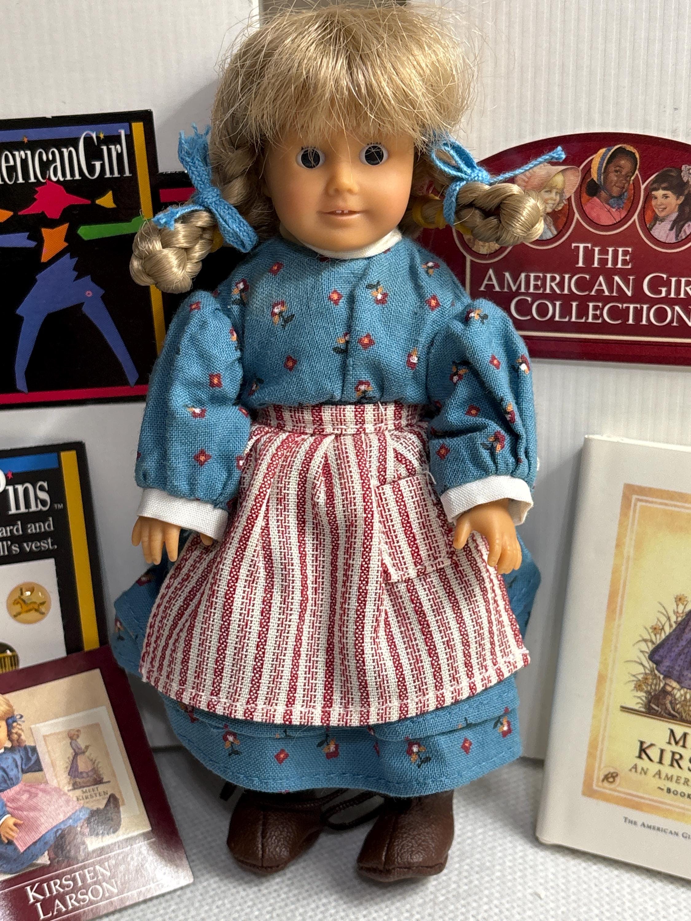 GLASS EYES! American Girl Pleasant Company Mini Kirsten Doll ~ New