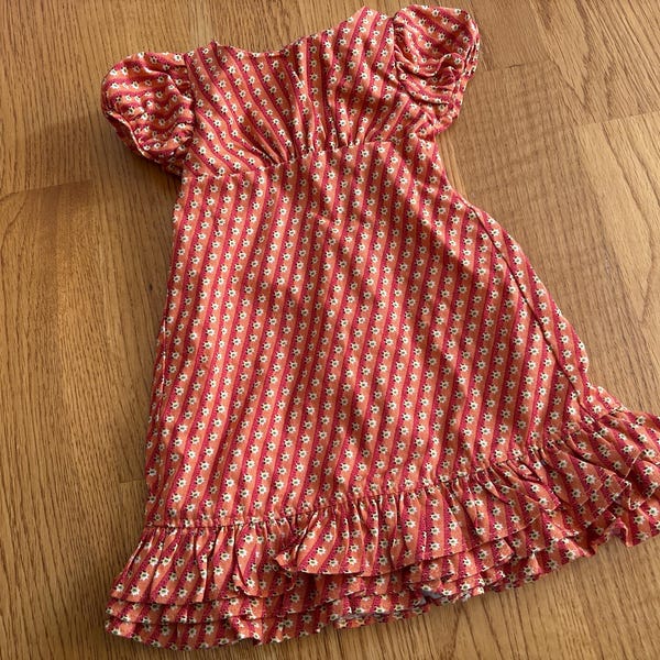 Robe American Girl Pleasant Company de la tenue d'équitation d'été de Josefina ~ Robe d'été de Josefina ~ État vintage neuf ~ Retraitée
