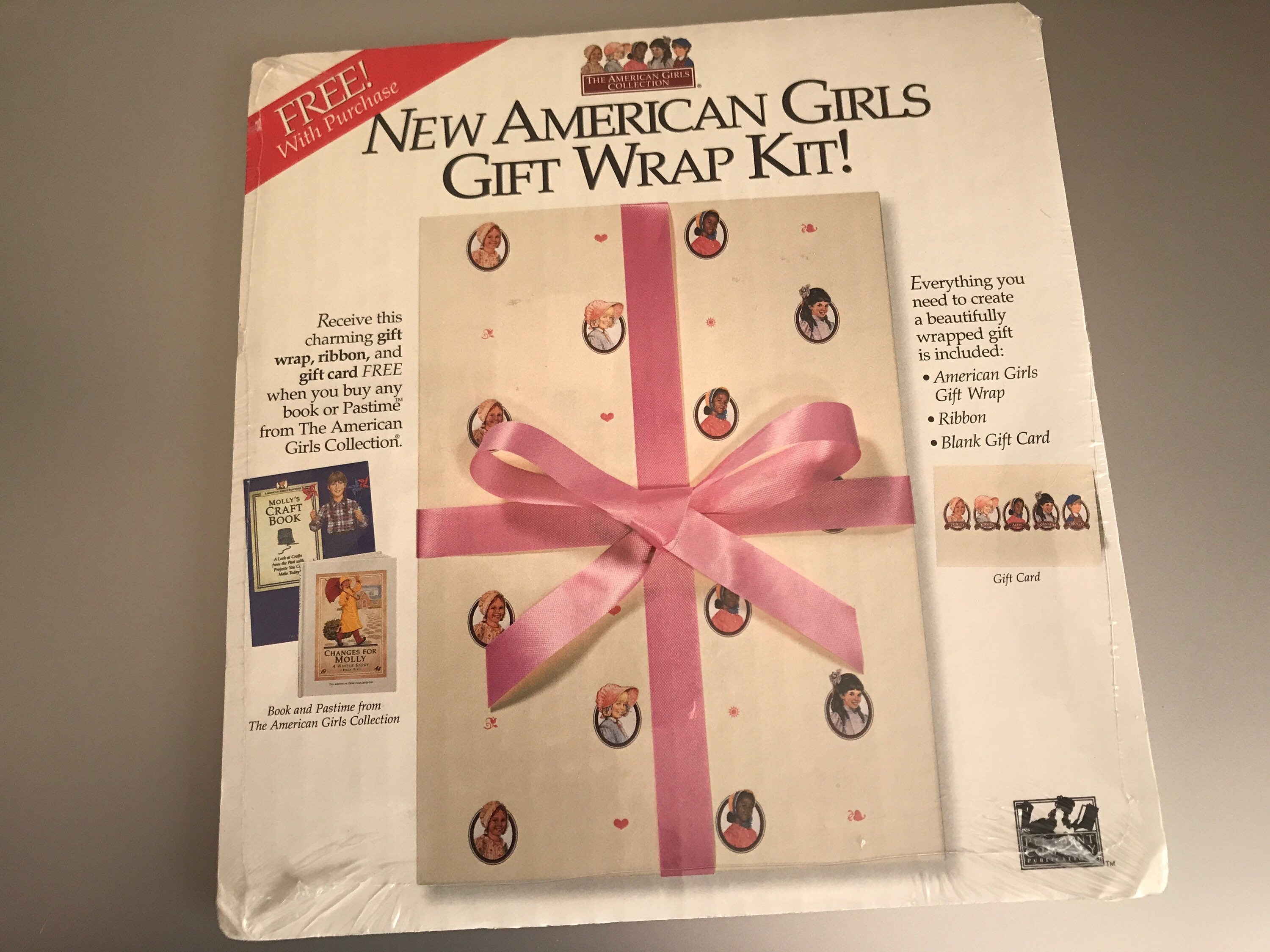 NEW American Girl Pleasant Company Gift Wrap Kit Gift Etsy