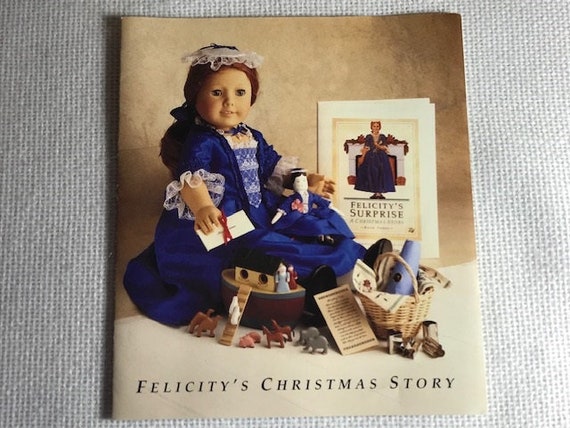 American Girl DOLL FELICITY Christmas STORY PAMPHLET Pleasant Company Borderless