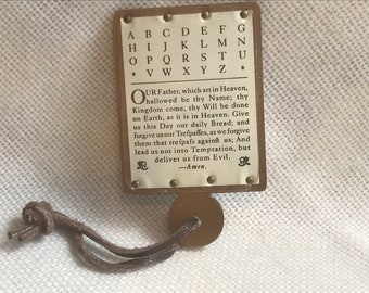 American Girl Pleasant Company Hornbook from Felicity's Reading and Writing Lesson Set ~ Excellent Vintage Condition ~ Retired