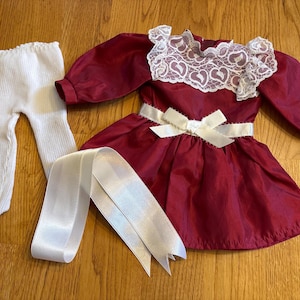 samantha christmas dress American Girl Doll Samantha Christmas Dress