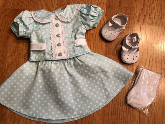 American Girl MOLLY POLKA DOT OUTFIT for 18" Dolls Clothes Retired Molly's NEW 