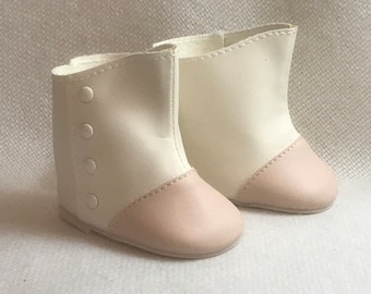 American Girl Boots from Marie-Grace&#39;s Summer Outfit ~ Limited Edition ~ Pink and Cream Boots ~ Mint Condition ~ Retired