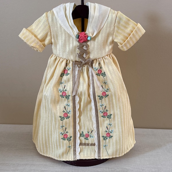 American Girl Felicity's Tea Lesson Gown ~ From Felicity's First Release ~ Looks New! ~ Vintage ~ Retired