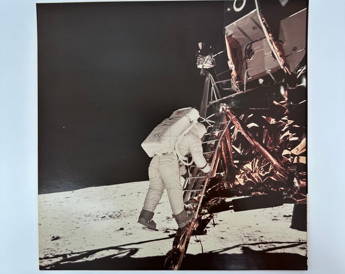 Buzz Aldrin Apollo 11 Moon Landing Photo: 1969 Kodak Print - Etsy