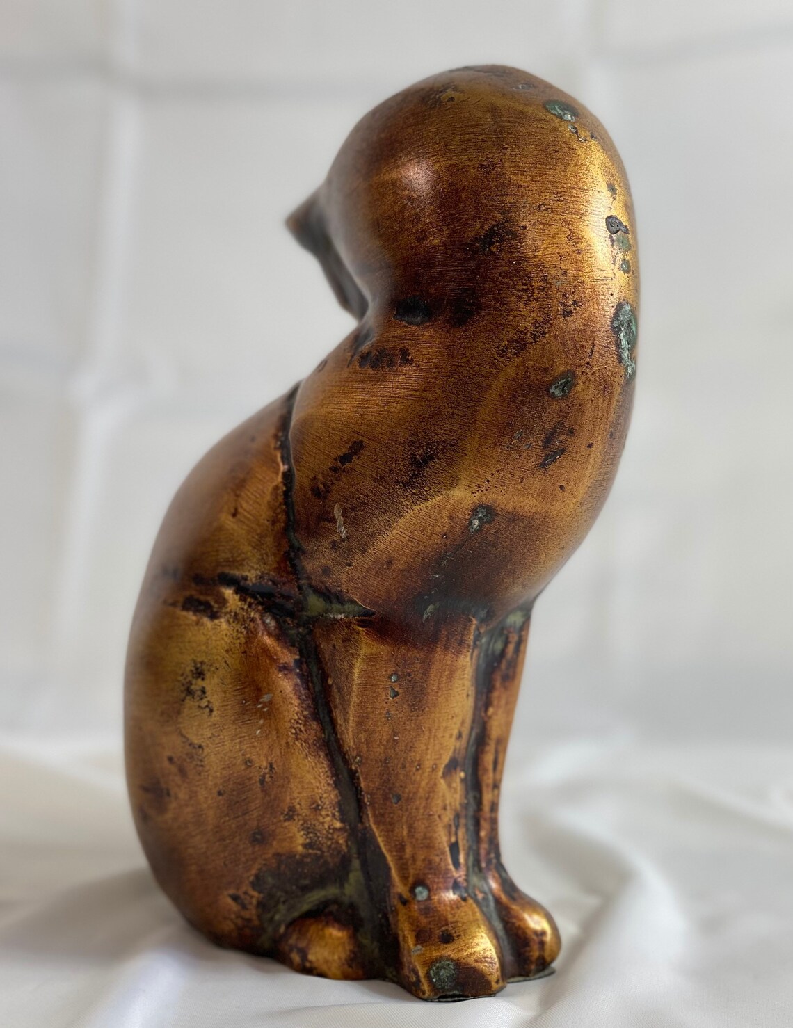 Midcentury Art Deco Cat Sculpture Statue Etsy