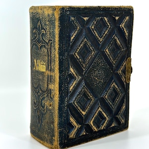 RARE Antique Civil War Era Album of Tin Types and Cartes De Visite, 40+ images, Including Ulysses S. Grant and Gen. Joshua Chamberlain