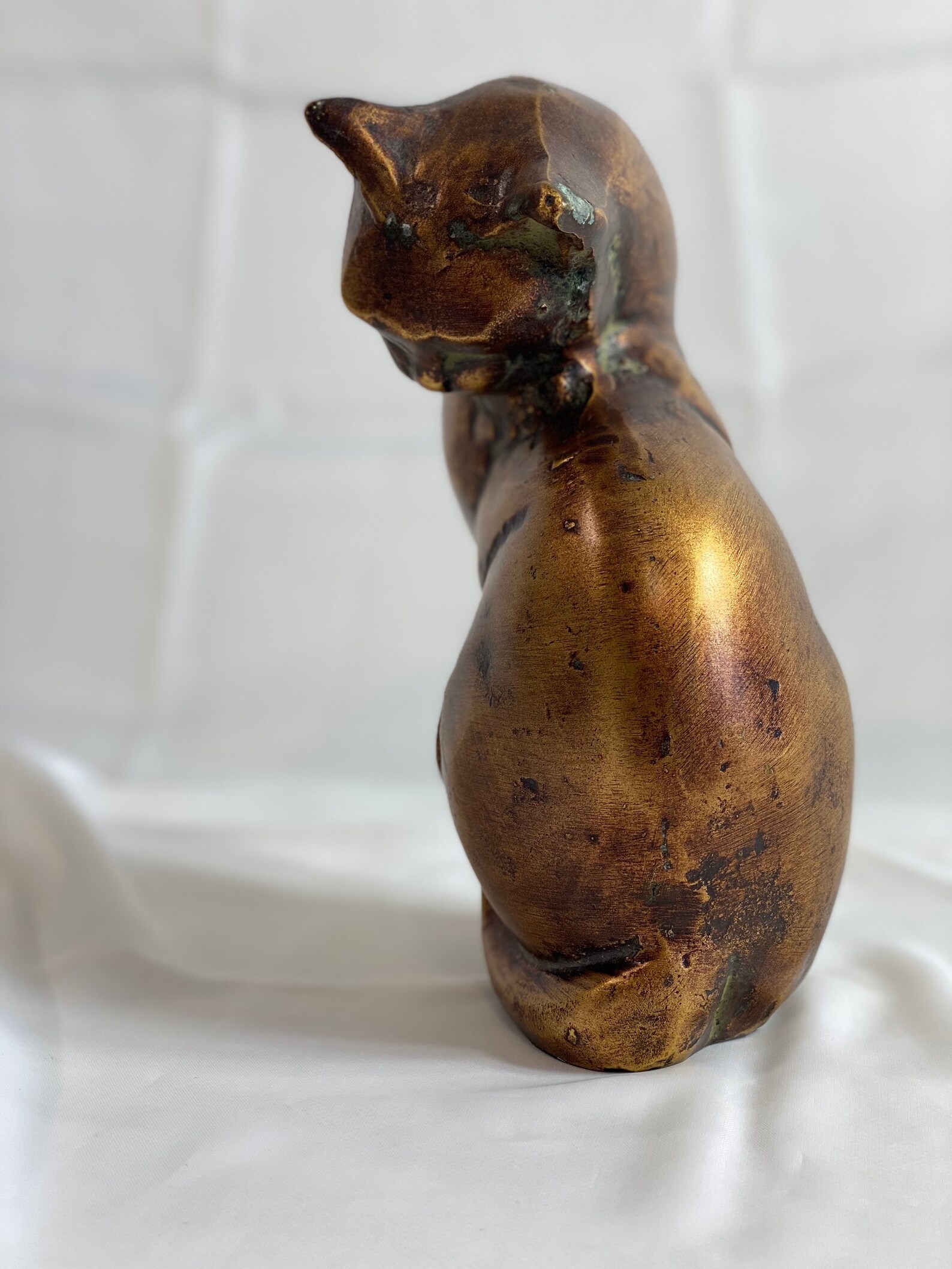 Midcentury Art Deco Cat Sculpture Statue Etsy