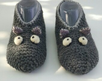 granny slipper boots