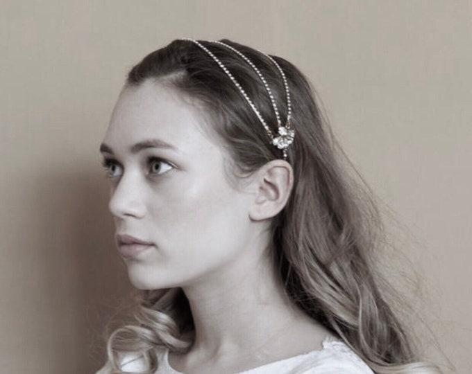downton abbey wedding headpiece