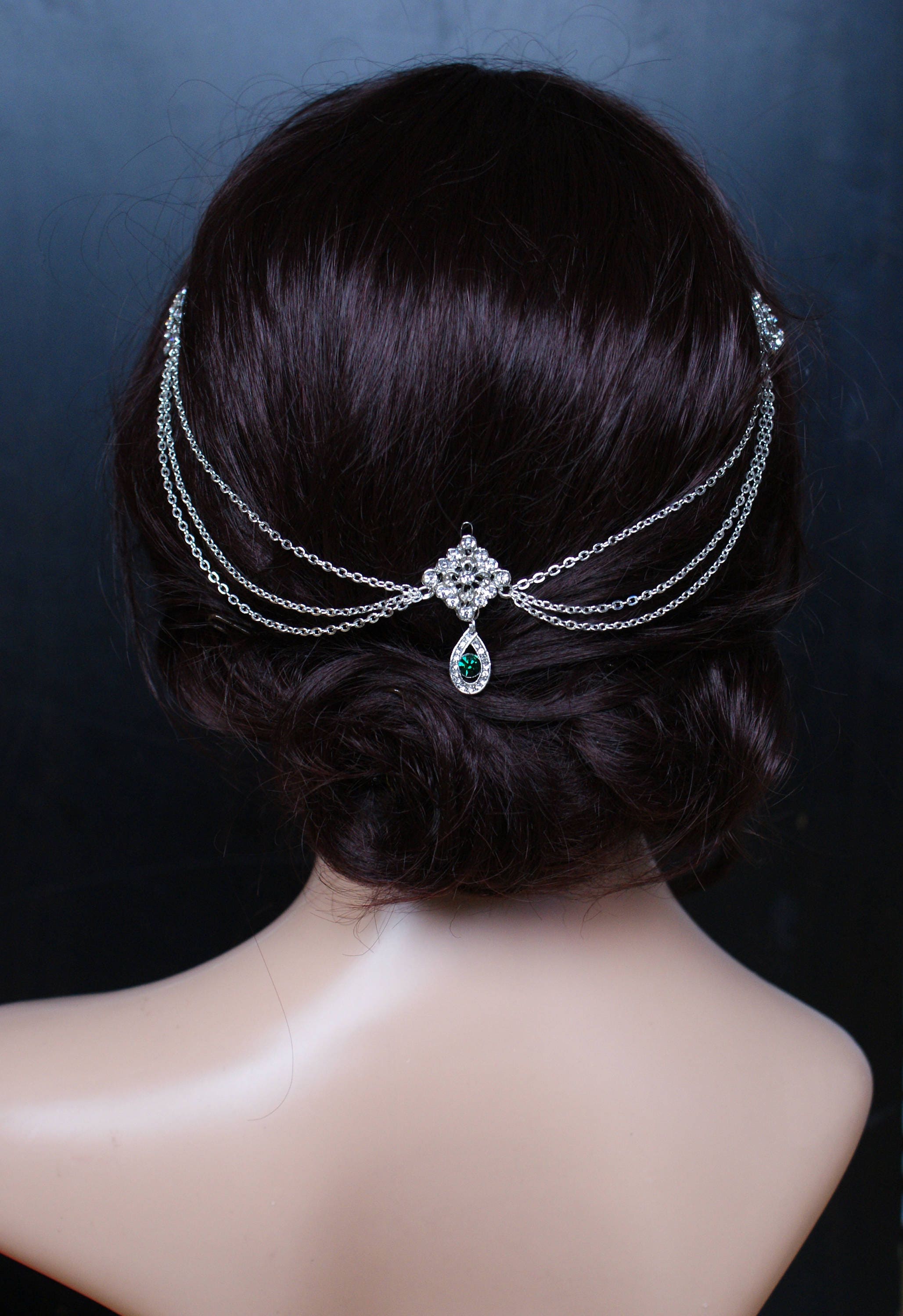 Diamond Hair Chain - Etsy Diamond Hair Chain - Etsy
