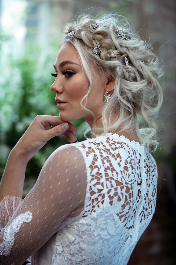 7-teiliges Braut-Haarschmuck Set - Perlen & Kristall Haarnadeln Für Hochzeit, Abschlussball & Parties