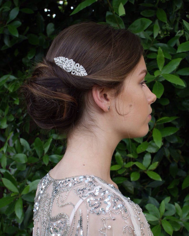 Art Deco Comb Wedding Hair Accessory 1930s Wedding