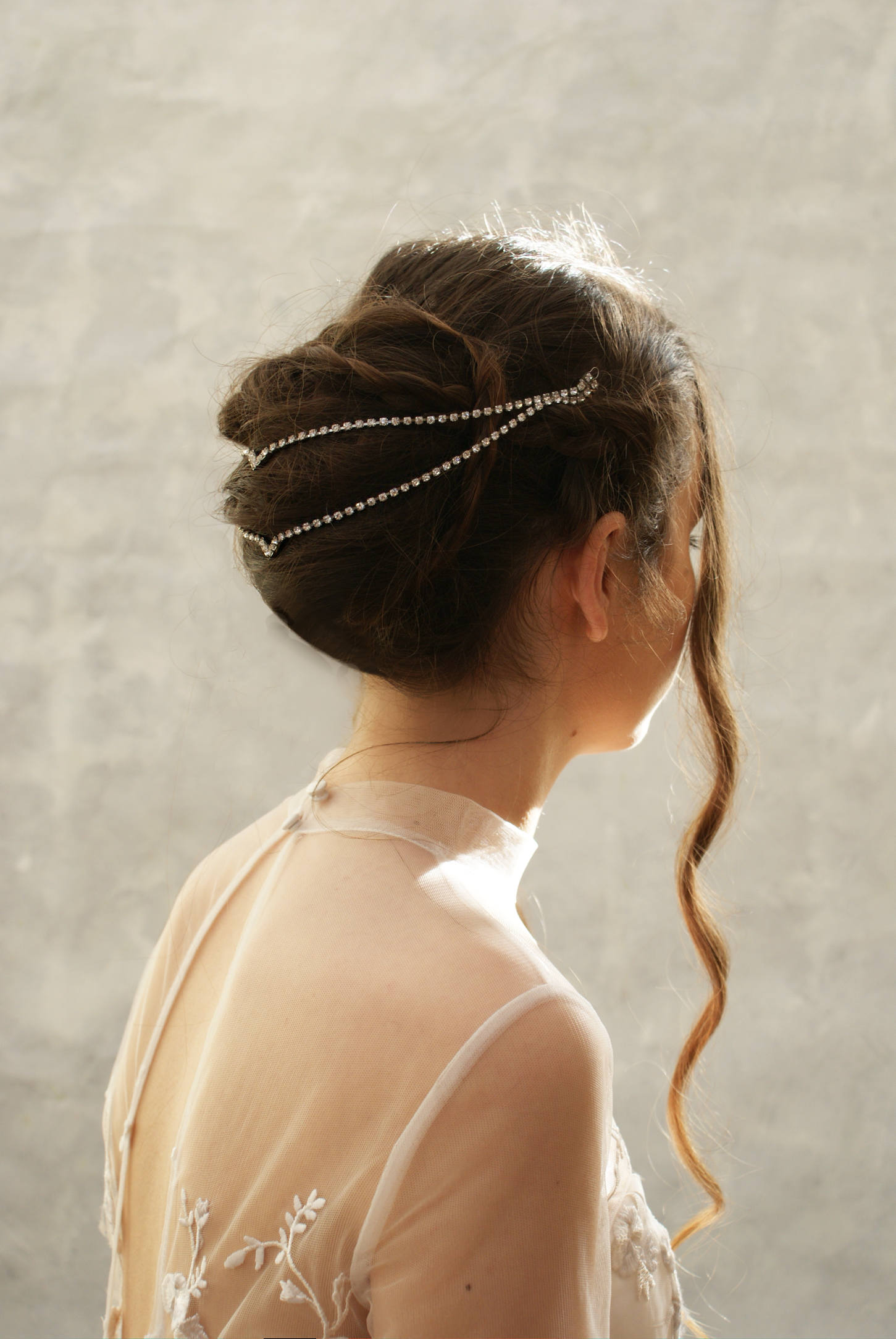 downton abbey wedding headpiece