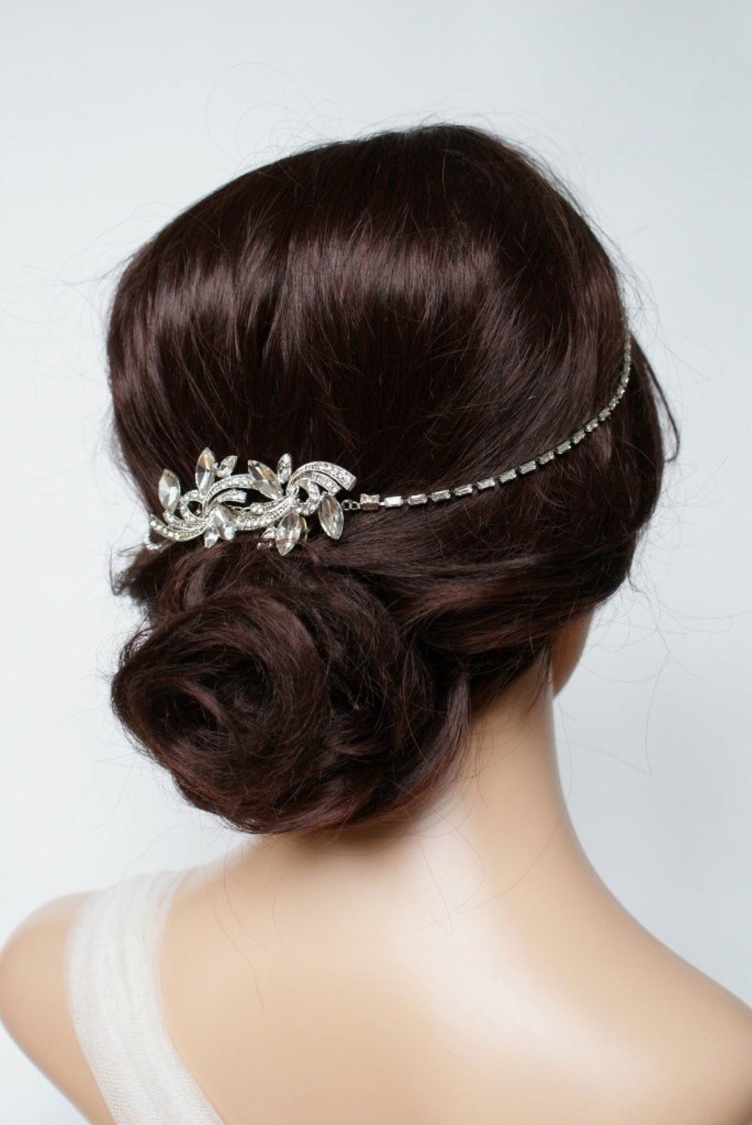 1920s bridal headpiece