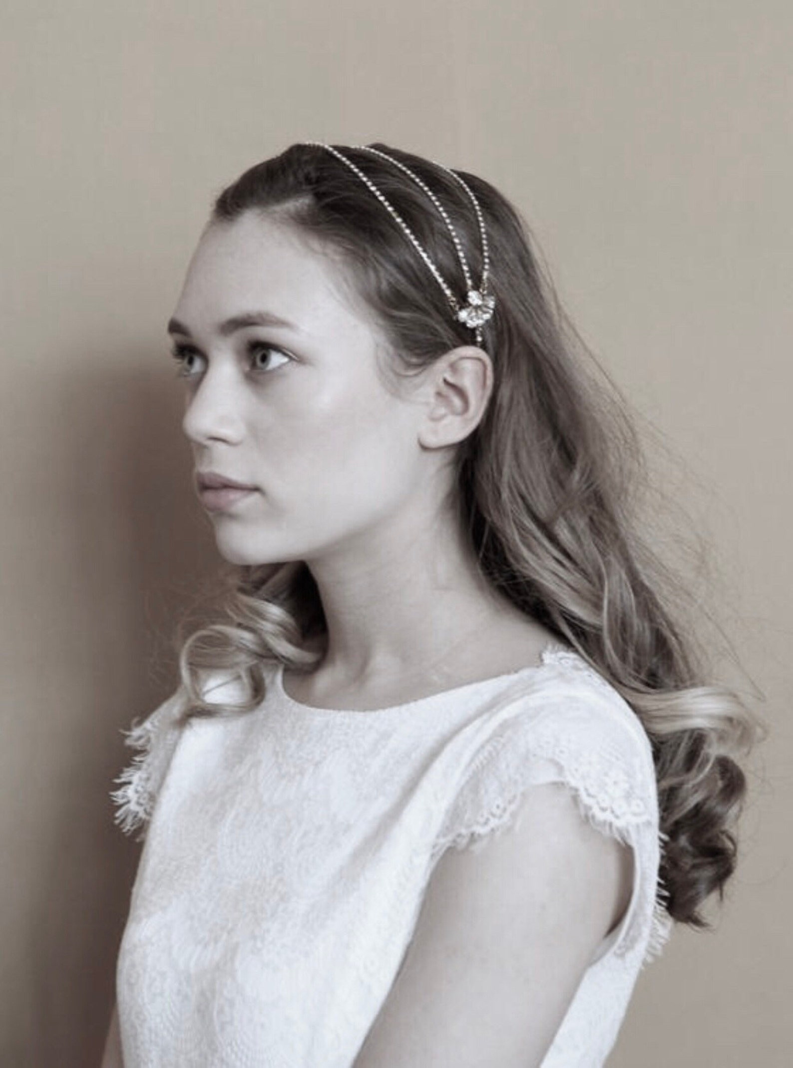 downton abbey wedding headpiece