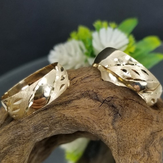 Set de 2 anillos de matrimonio en Oro 14k -  México