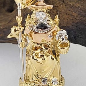 Colgante de Niño de Atocha en oro 14k