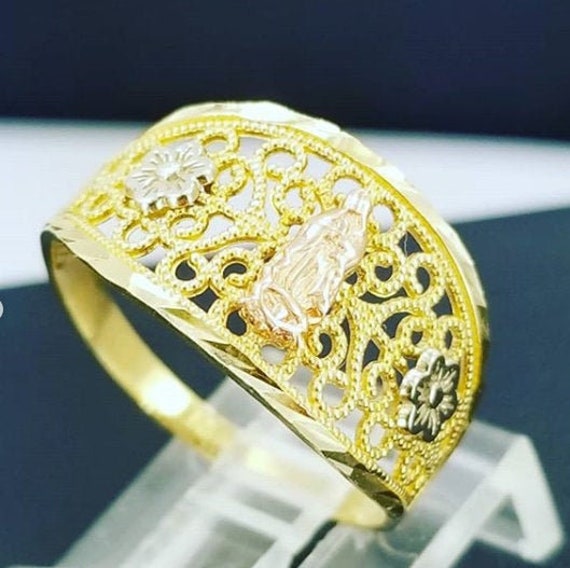 Anillos De Oro De La Virgen De Guadalupe