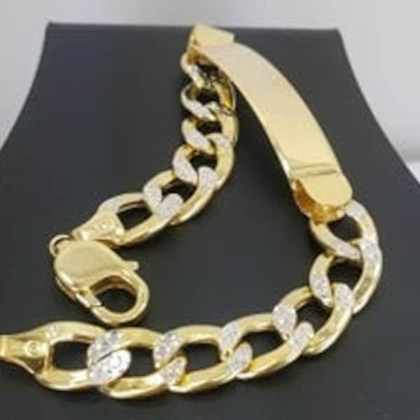 14K Gold Bracelet for Men / Esclava en Oro 14K para Hombre