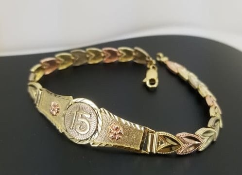 Oro Laminado Quinceanera Gift 15th Birthday Jewelry -  Hong Kong