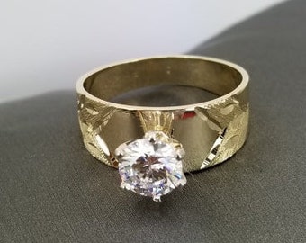 Anillo de Promesa de Oro 14k