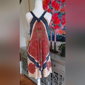 Unique Abstract Y2K Anthropologie Dress image 1