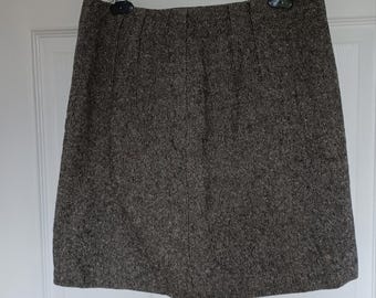 Minissaia vintage de lã