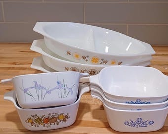 Set of Pyrex Dishes