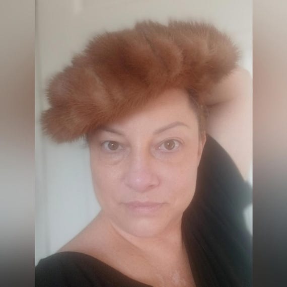 The Paris Boutique Vintage Fur Hat - Etsy