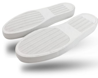 White Rubber Sneaker Outsole: DIY Shoemaking & Shoe Repair