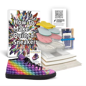 Quilted Sneaker Deluxe Boxed Build Kit with Guide Book Step by Step