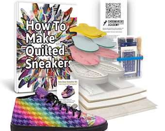 Quilted Sneaker Deluxe Boxed Build Kit with Guide Book Step by Step