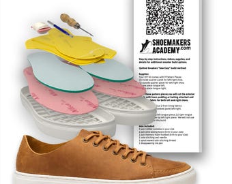 DIY Sneaker Kit: Shoemaking Starter Kit - Custom Leather Sneakers