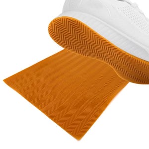 Gum Rubber for Shoe Soles:  Herringbone 15 inch x 14 inch x 3mm  Sheet Rubber for Shoe resole DIY Shoemaking rubber for shoe repair