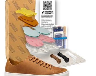 DIY Sneaker Making Kit: Leather Shoemaking with Cobbler Tools