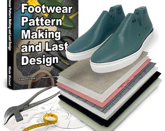 DIY Shoemaking Supplies SUPER Kit: Shoe Last, Outsole, Book, Paper Pattern, Shoemaking Materials Kit, and Tools