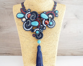 soutache necklace