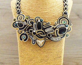 Soutache necklace