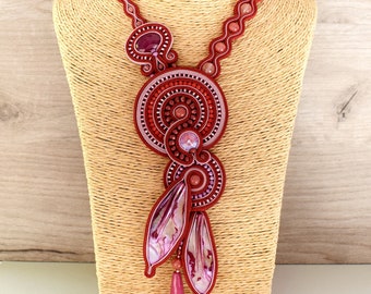 Joyas de soutache. Collar de soutache