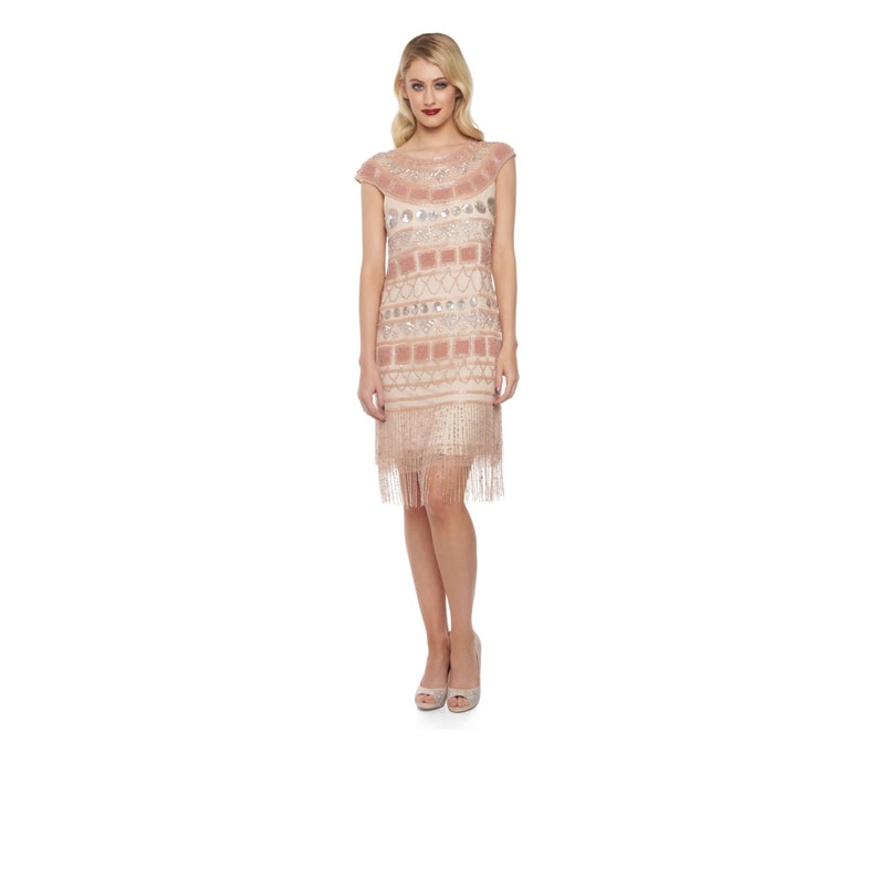 Plus Size Champagne Dress
