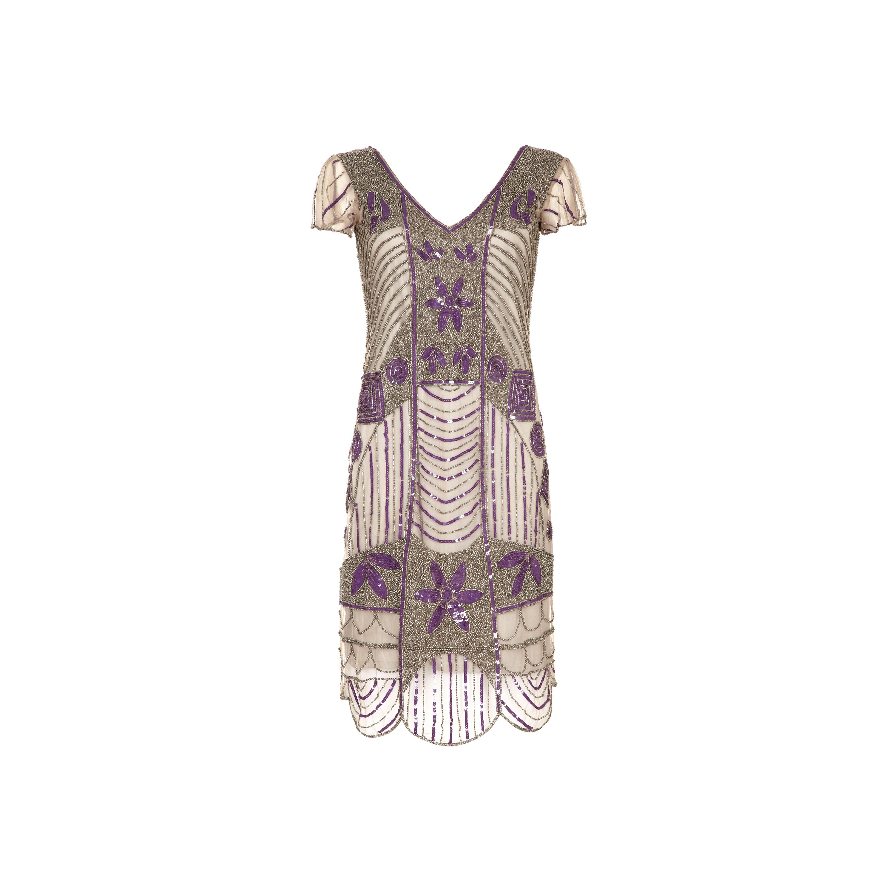 purple gatsby dress